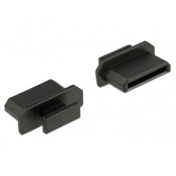 Zaślepka gniazda HDMI mini-C żeńskiego z uchwytem czarna Delock 64027