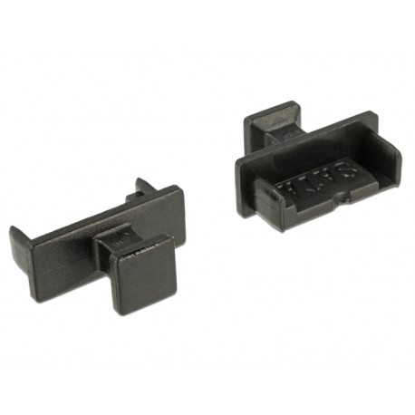Delock Dust Cover for SATA 7 pin plug with grip black